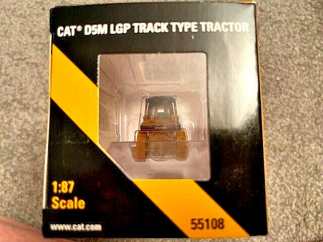 HO Model Caterpillar D5M LGP Track Type Tractor – new in box