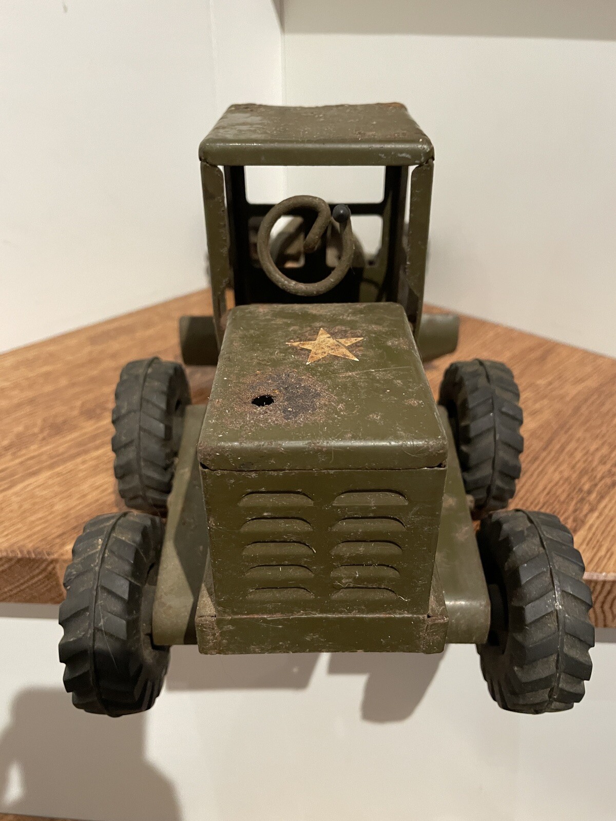 Vintage Tonka GR 2-2431 Army Green Bulldozer & Toys Caterpillar Grader Truck