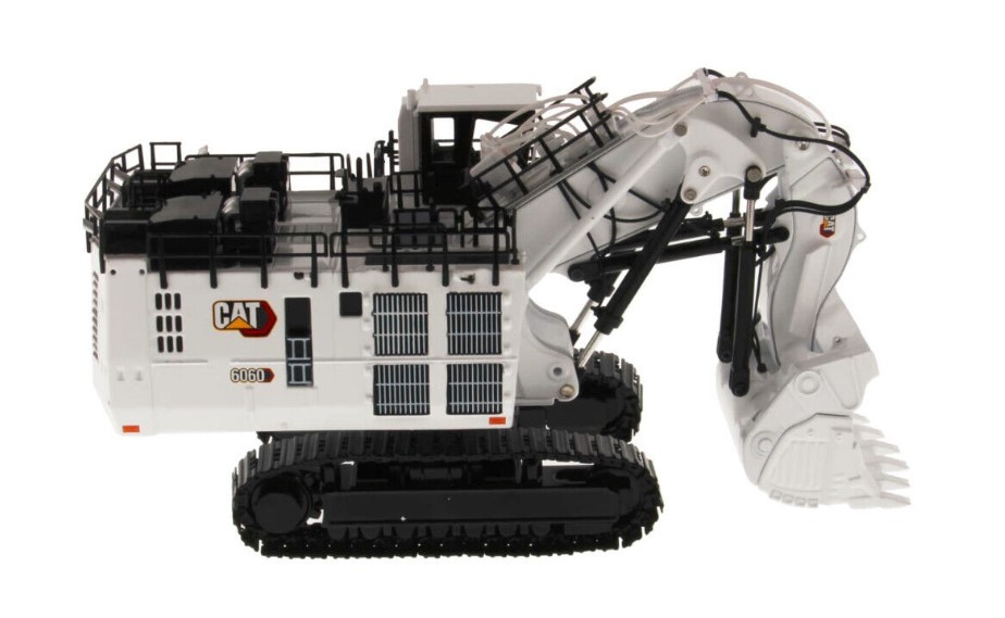 DIECAST MASTERS – Engin de chantier de couleur blanc – CATERPILLAR 6060FS – 1…