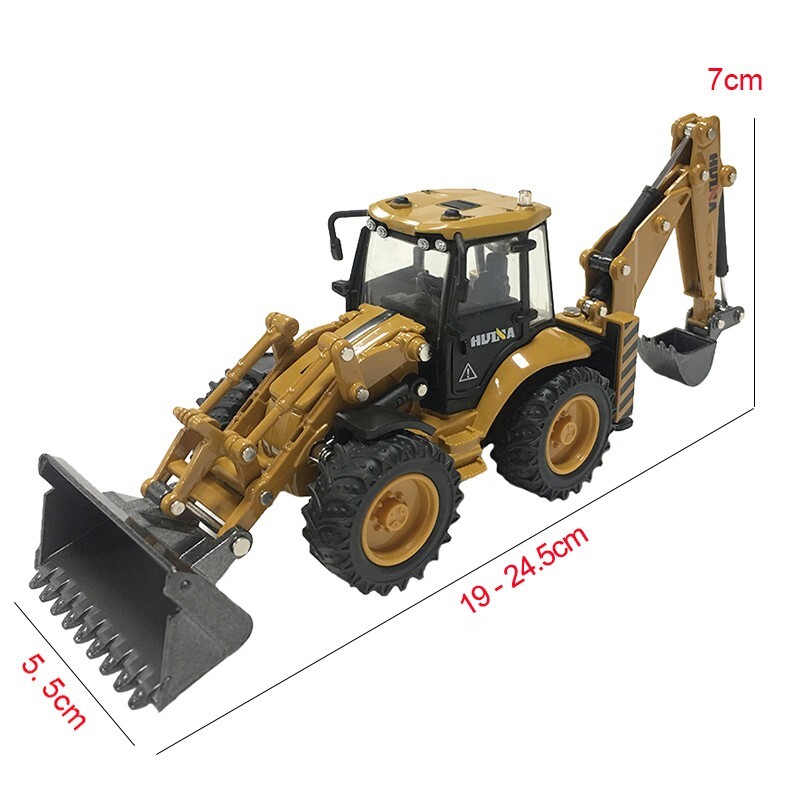 EXCAVATOR DIGGER, TRACTOR Huina Toy Model Diecast Vehicle Truck Construction NEW