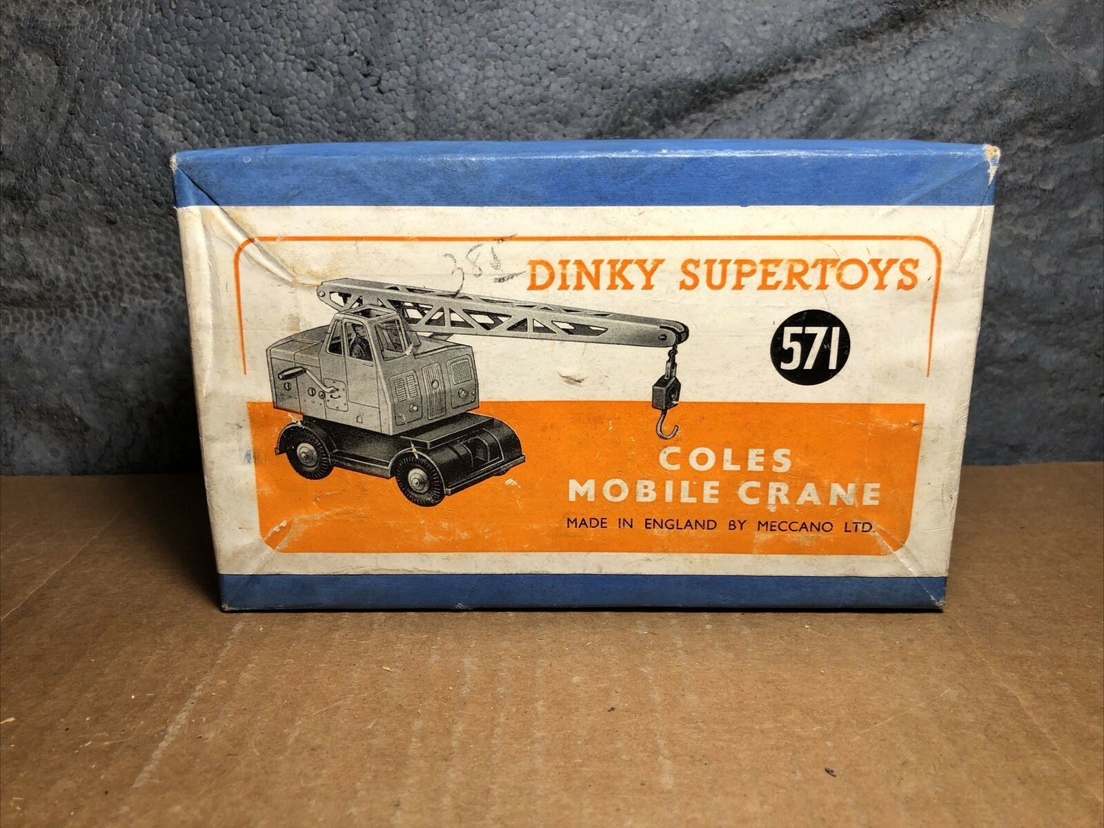 BOX TOP ONLY | Dinky Supertoys #571 Coles Mobile Crane Box Top Only