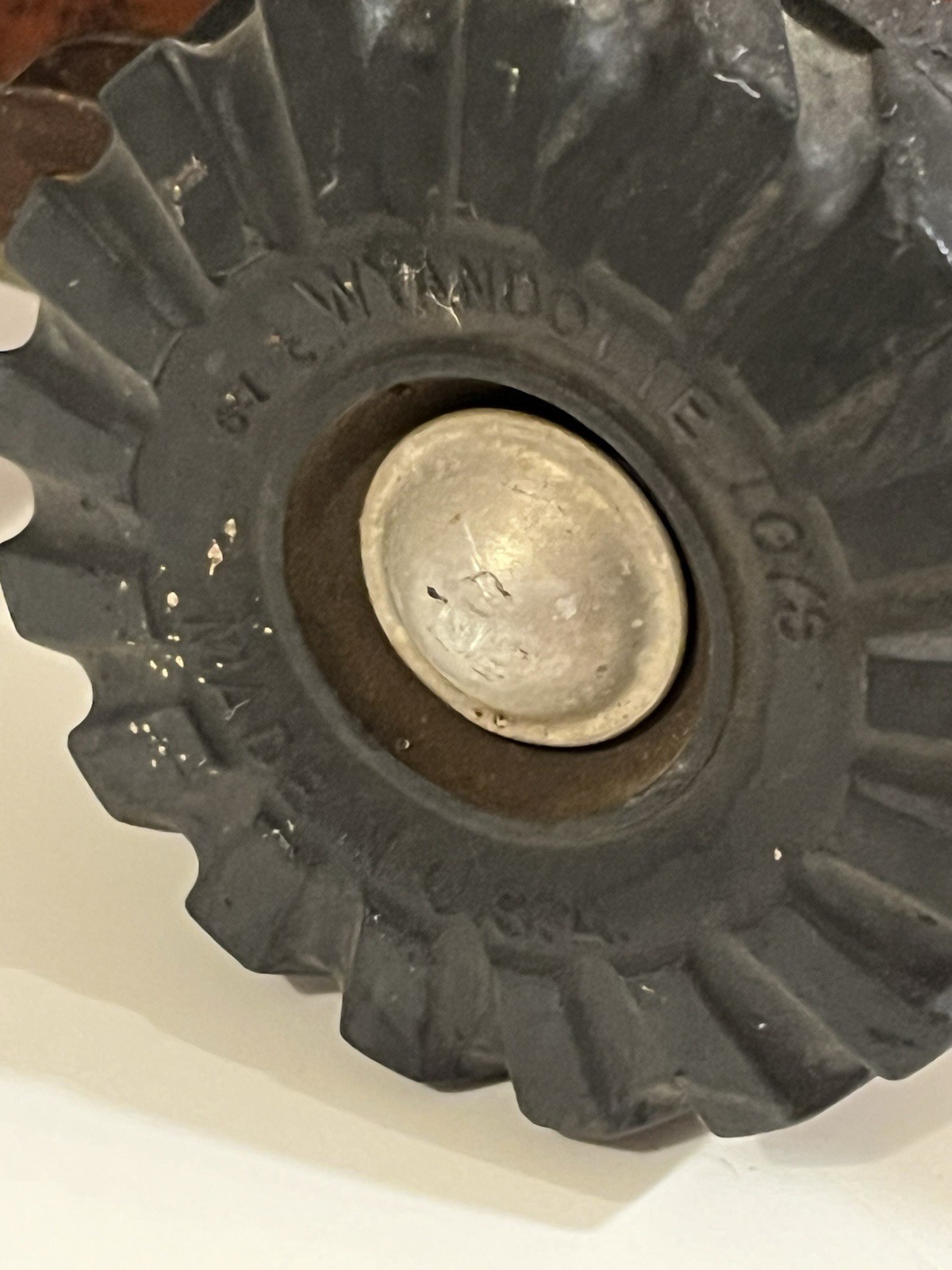 Vintage 1940’s Pressed Steel Wyandotte Power Grader With Original Tires