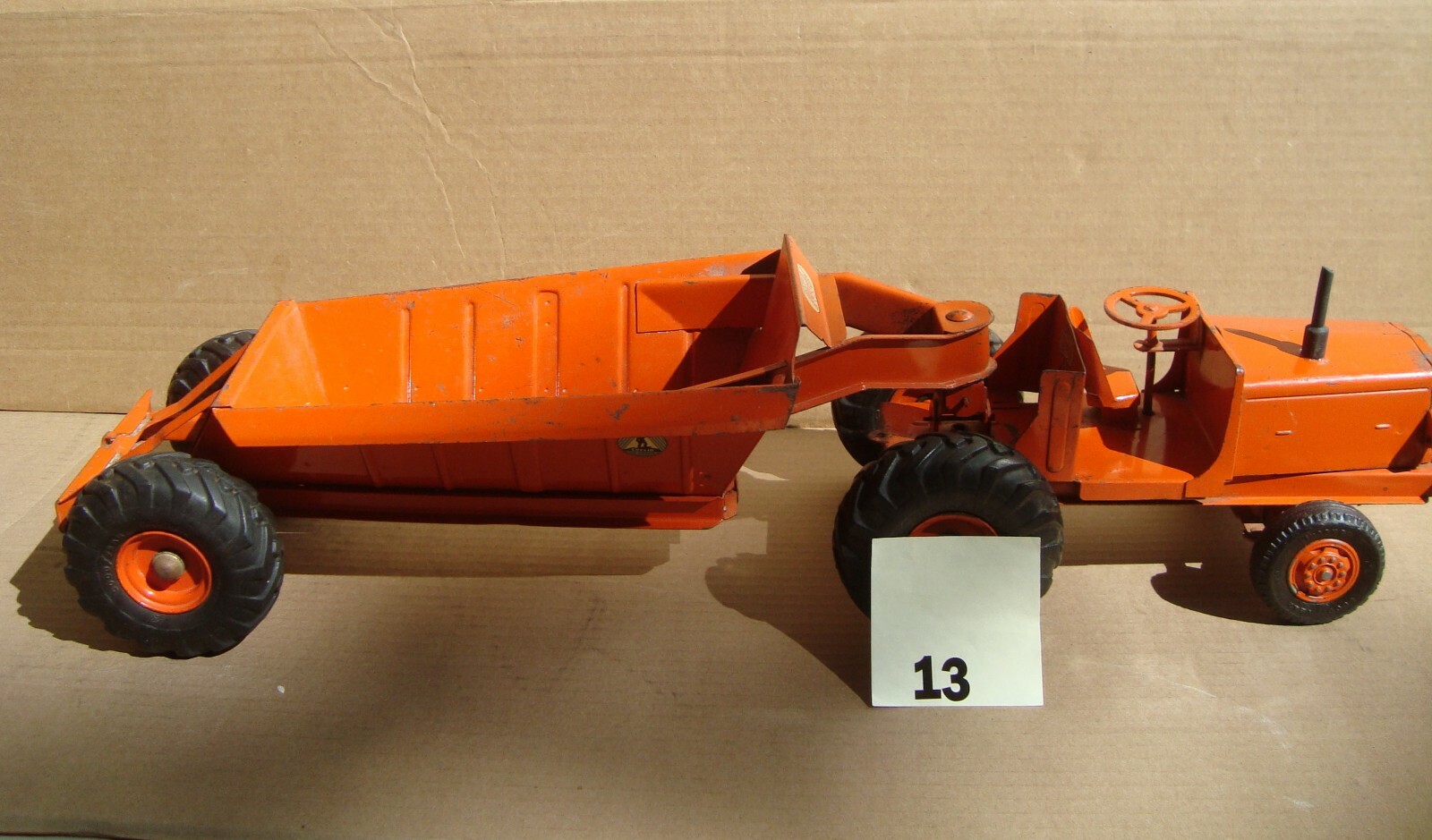 1950 s Model-Toy Earth Mover Euclid Power Orange (SG item#13)