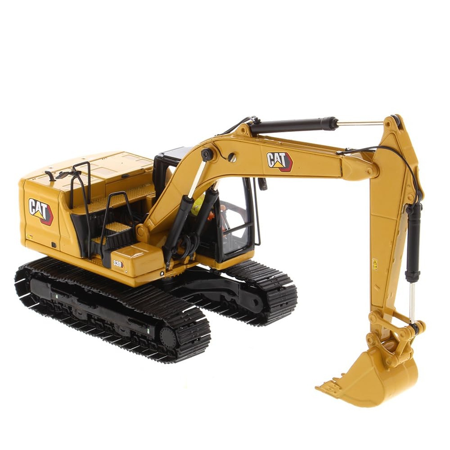 Diecast Masters 1/50 High Detail Caterpillar 320 Hydraulic Excavator – High L…