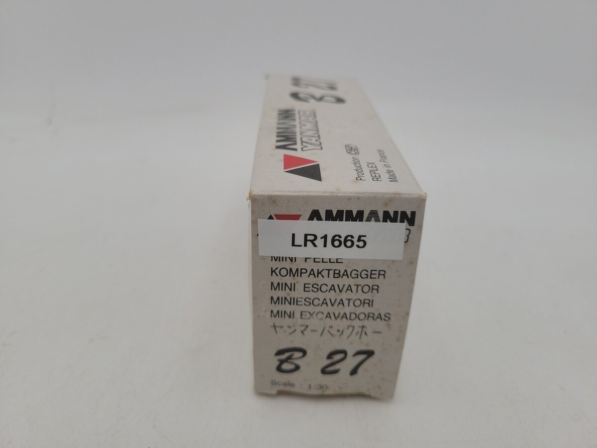 CEF 274 1:30 Scale Yanmar Ammann B27 Compact Excavator Diecast EX/Box