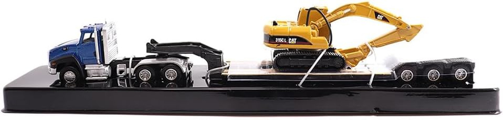 | 1:87 Scale Cat CT660 Day Cab Tractor with Lowboy Trailer and Cat 315C L Hydrau