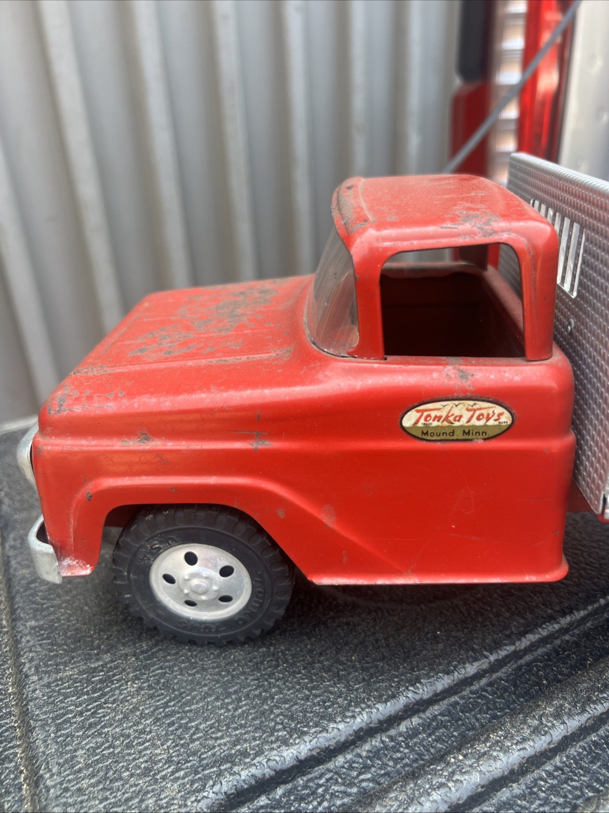 Vintage 1958 Tonka Utility Truck # 03 in catalog original condition w play wear