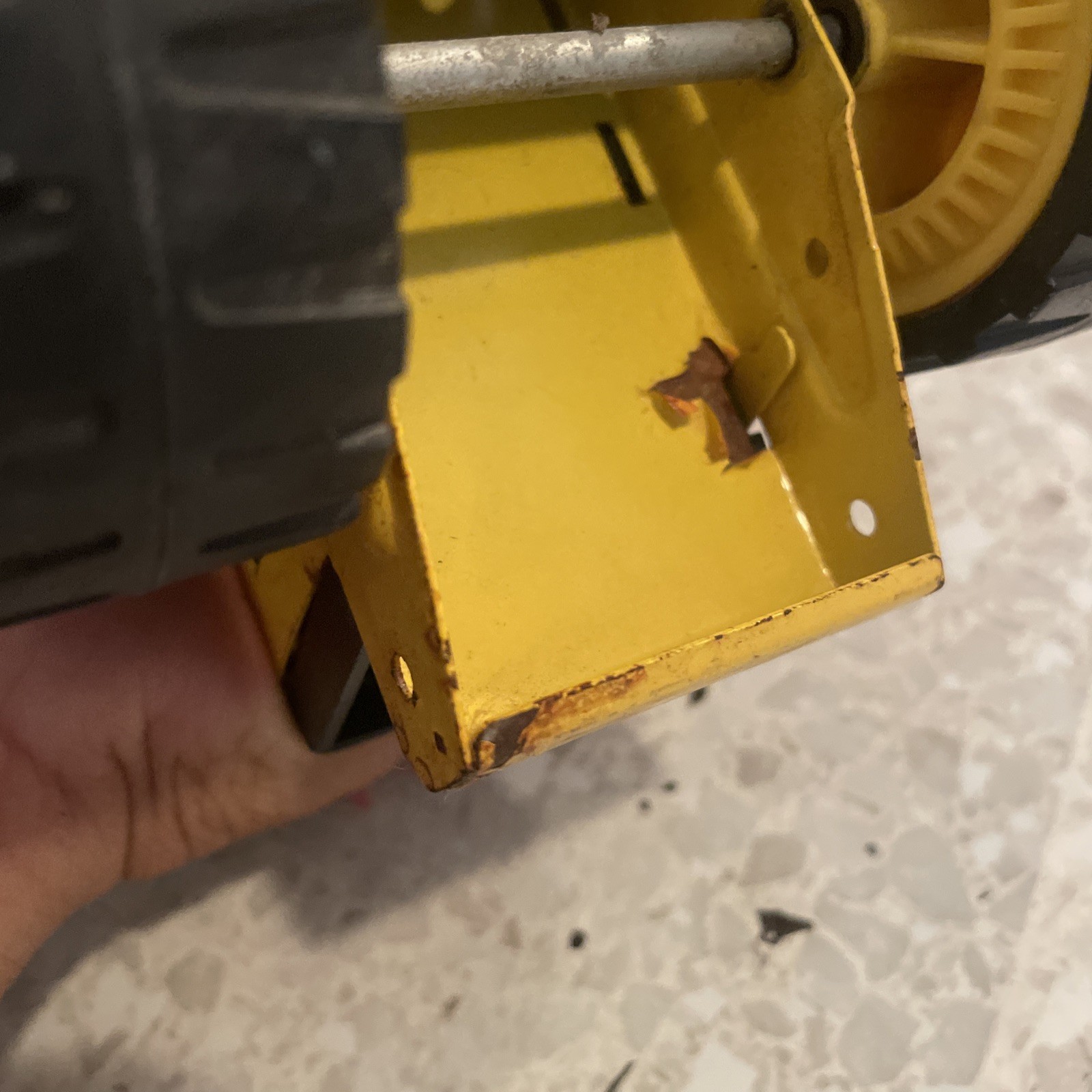 Tonka Forklift Truck # 52900 • XR-101 • Pressed Steel Metal Toy • 1970s Vintage