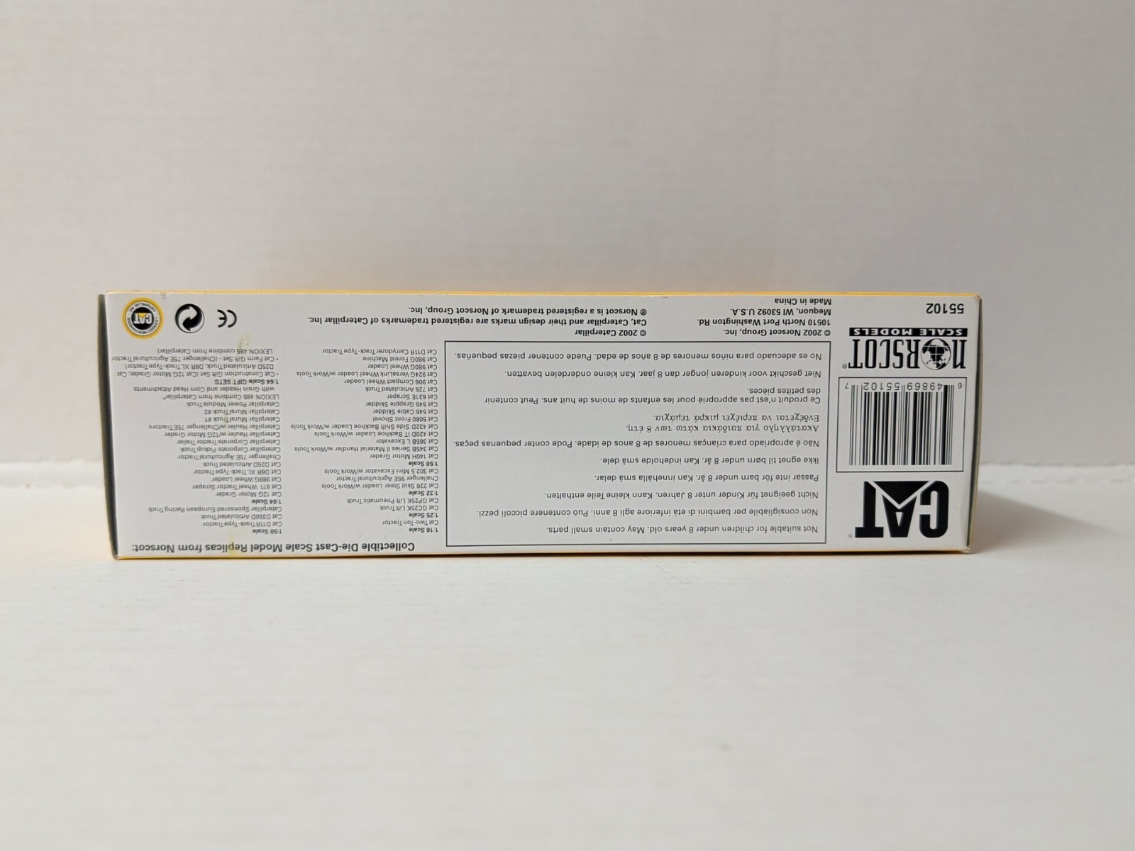 Norscot CAT 247 Multi-Terrain Loader Skid Steer 1/32 Die-Cast Scale 55102