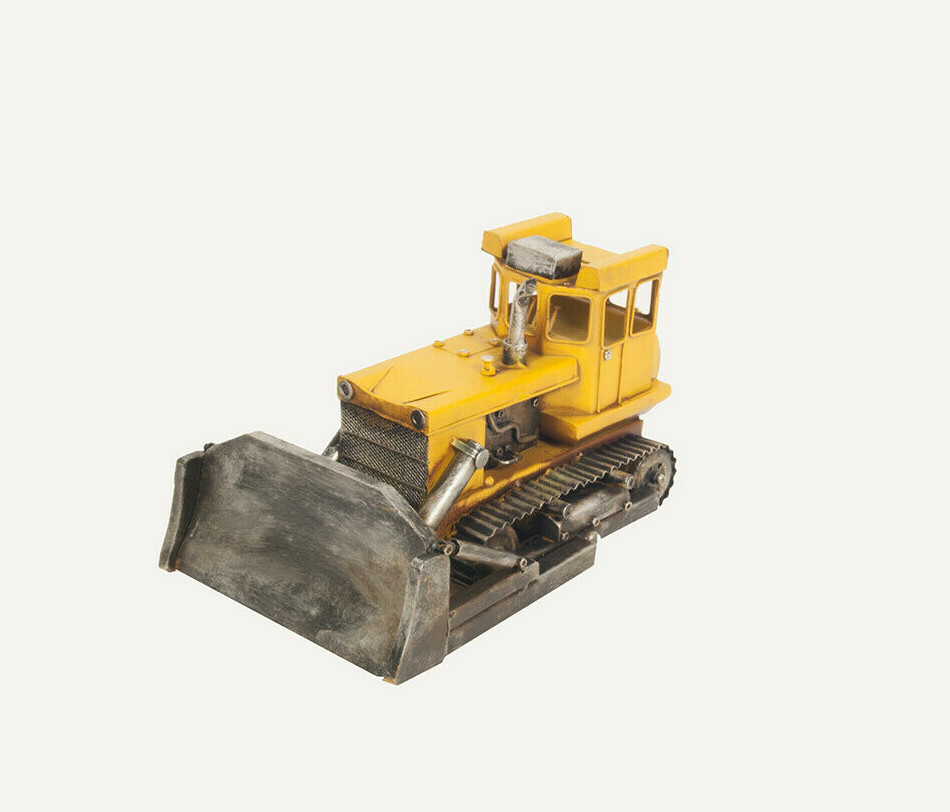 Bulldozer Metal Scale Model 12″ Collector Construction Equipment Truck Vehicle