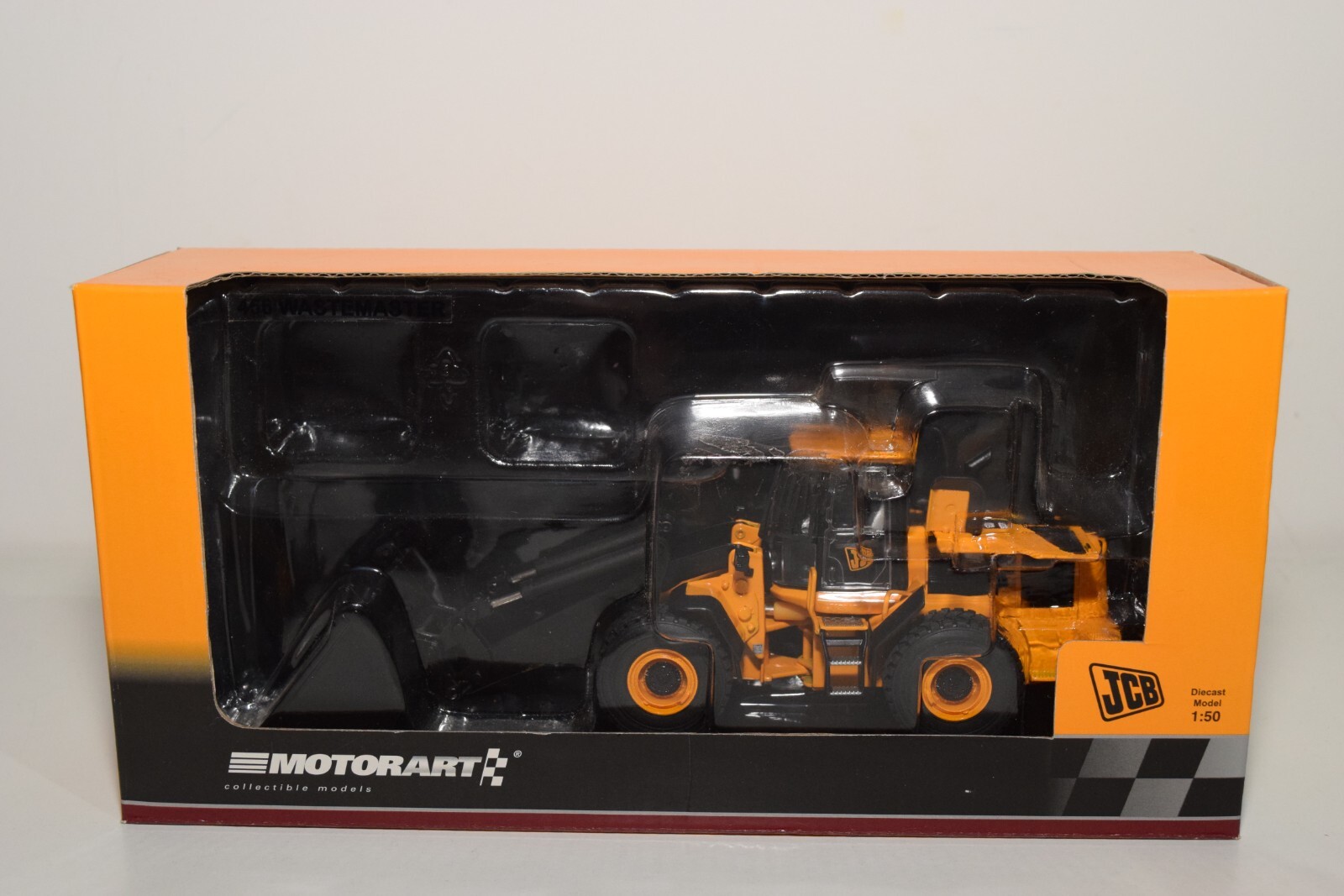 B4 1:50 MOTORART 13366 JCB SHOVEL DIGGER WHEEL LOADER SNOW MIB 2