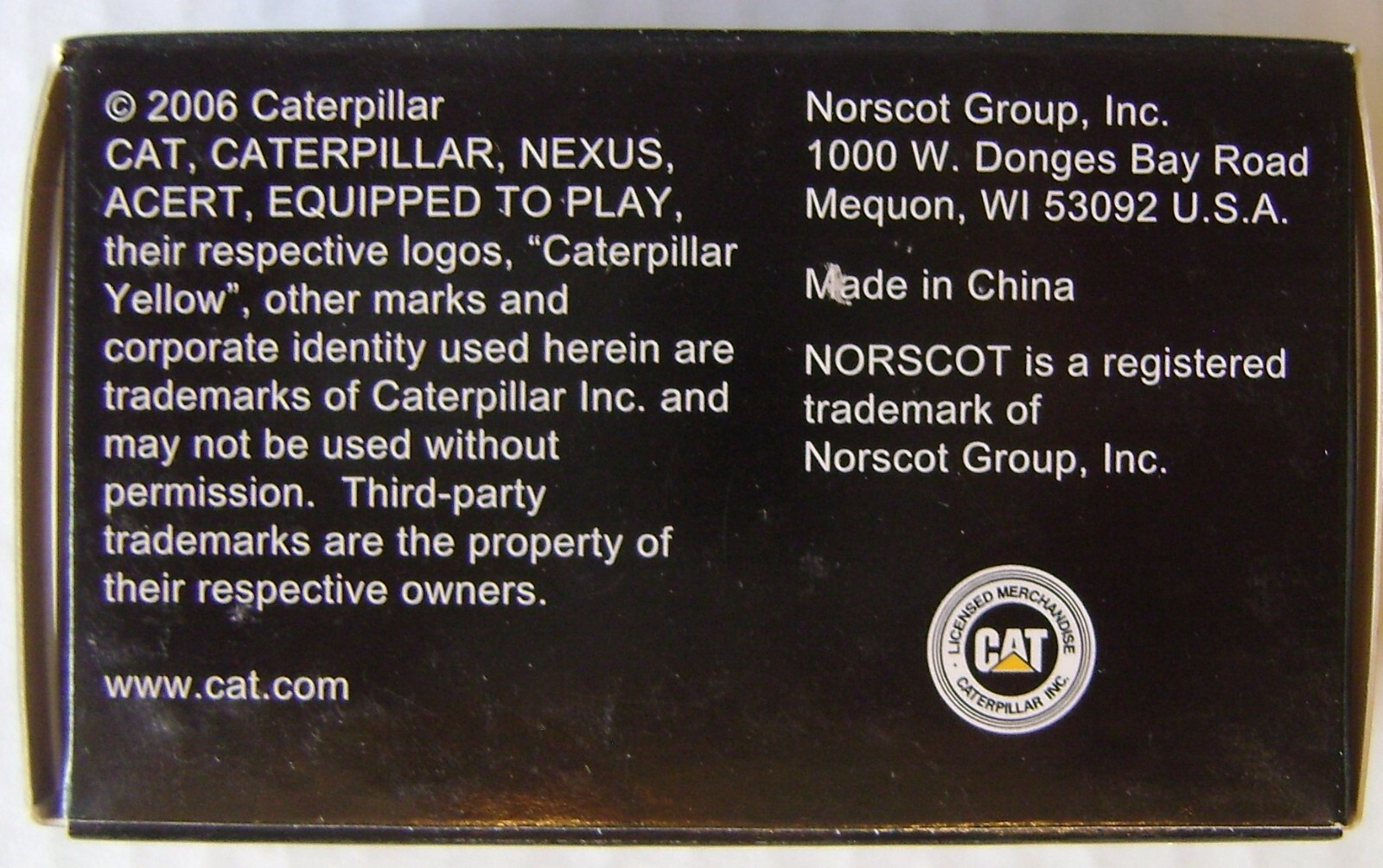 Norscot Scale Models, Construction Mini’s, Cat D5G XL Track-Type Tractor