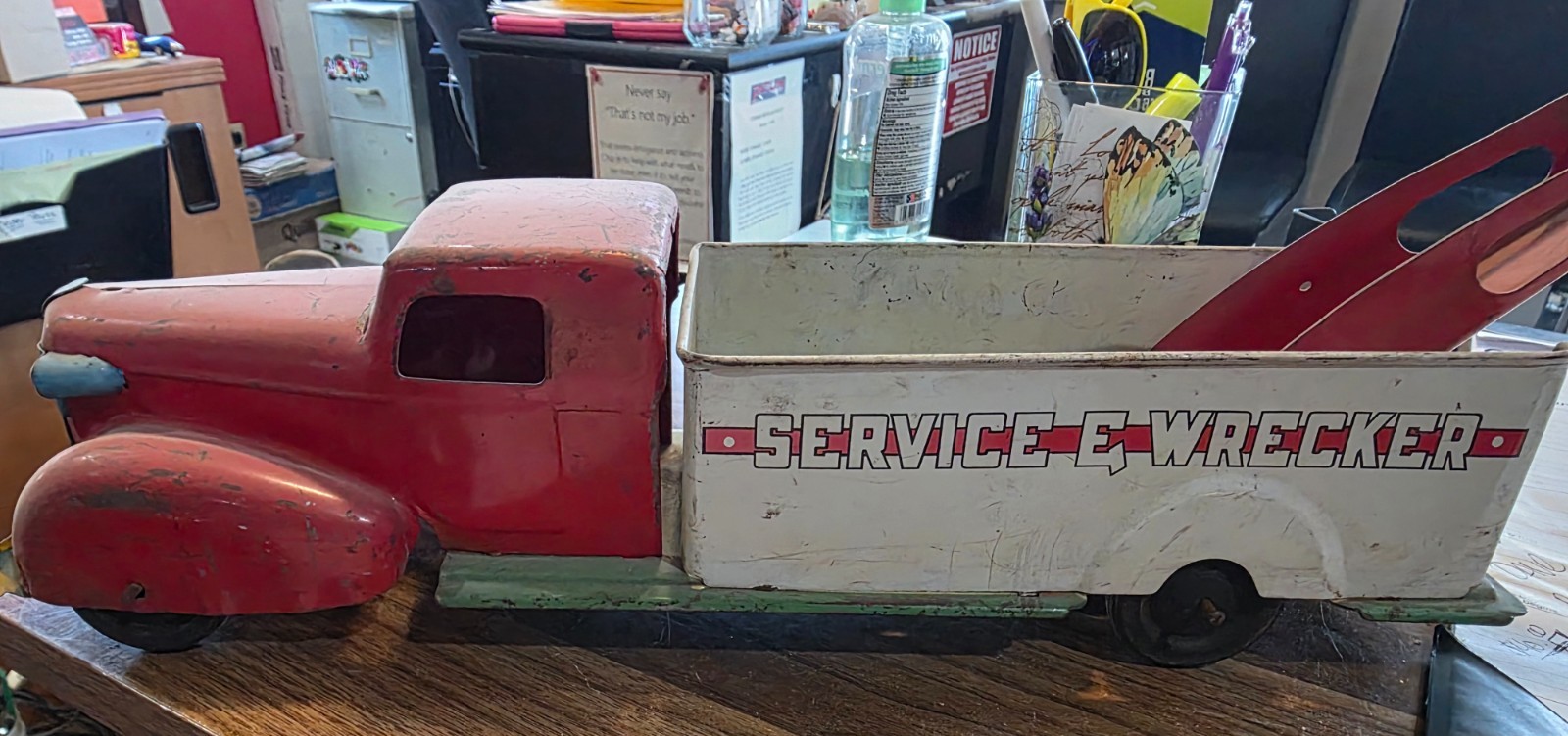vintage toy 1930’s Wyandotte service e wrecker nice shape