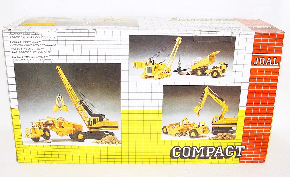 Joal Spain 1:50 CATERPILLAR PIPE LAYER C-591 & 1:70 DUMP TRUCK #381 MIB`85 RARE!
