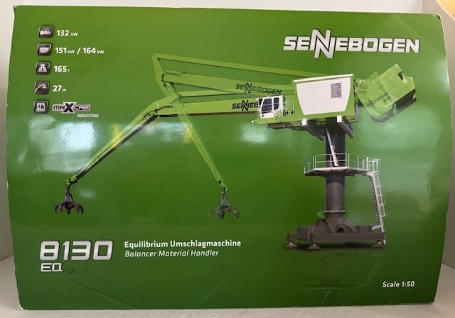 1:50 Sennebogen 8130EQ Material Handler Diecast Model By ROS
