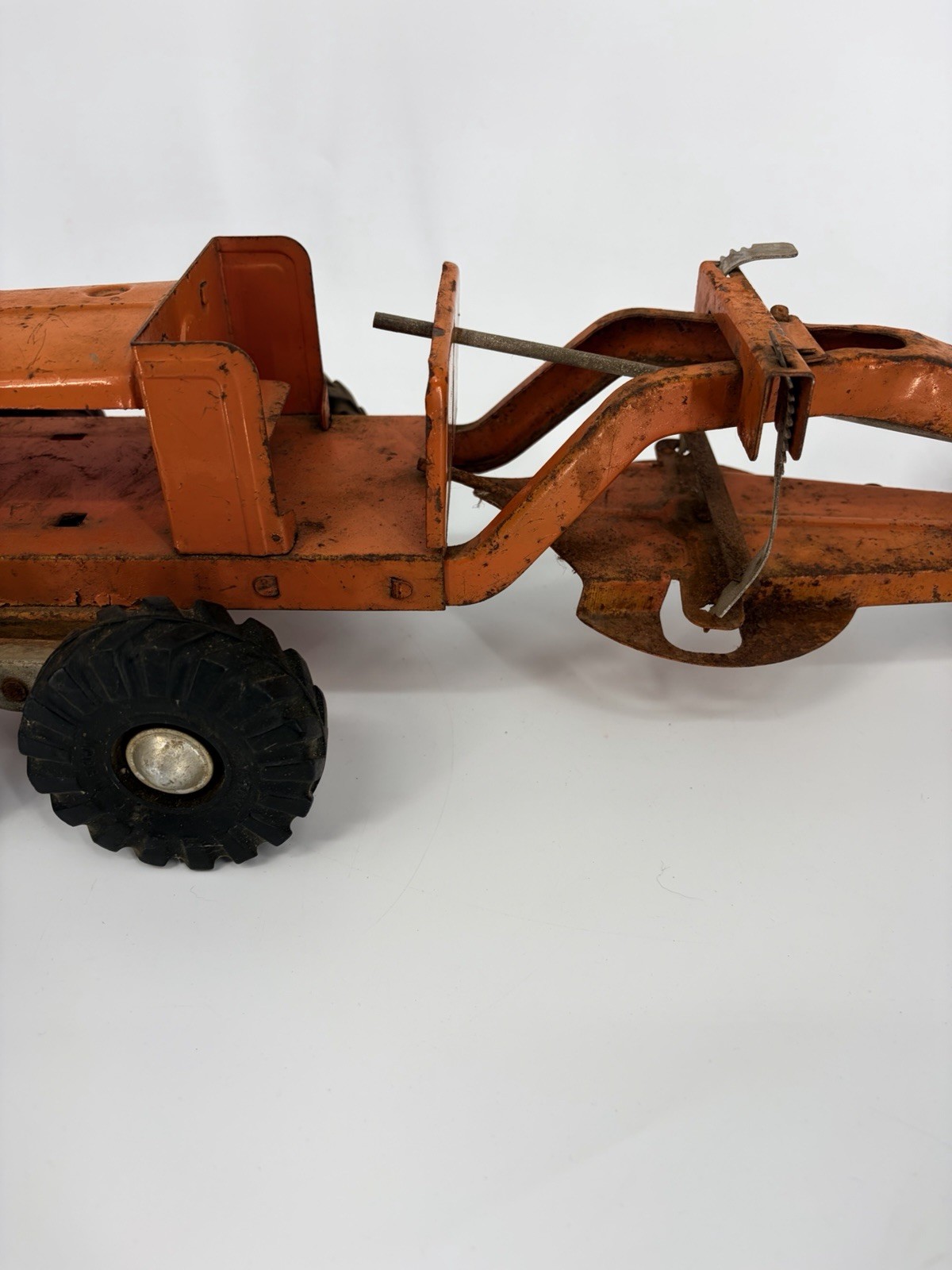 Vintage Wyandotte Pressed Steel Road Power Grader for Parts Repair Restoration