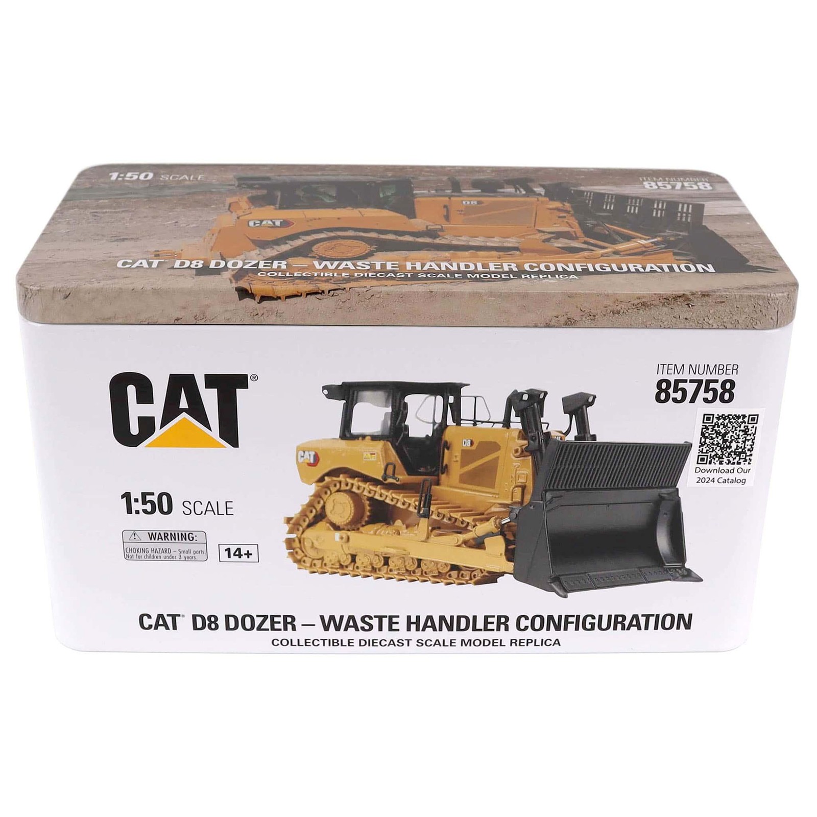 DM 1/50 Caterpillar D8 Dozer Waste Handler Configuration, High Line 85758