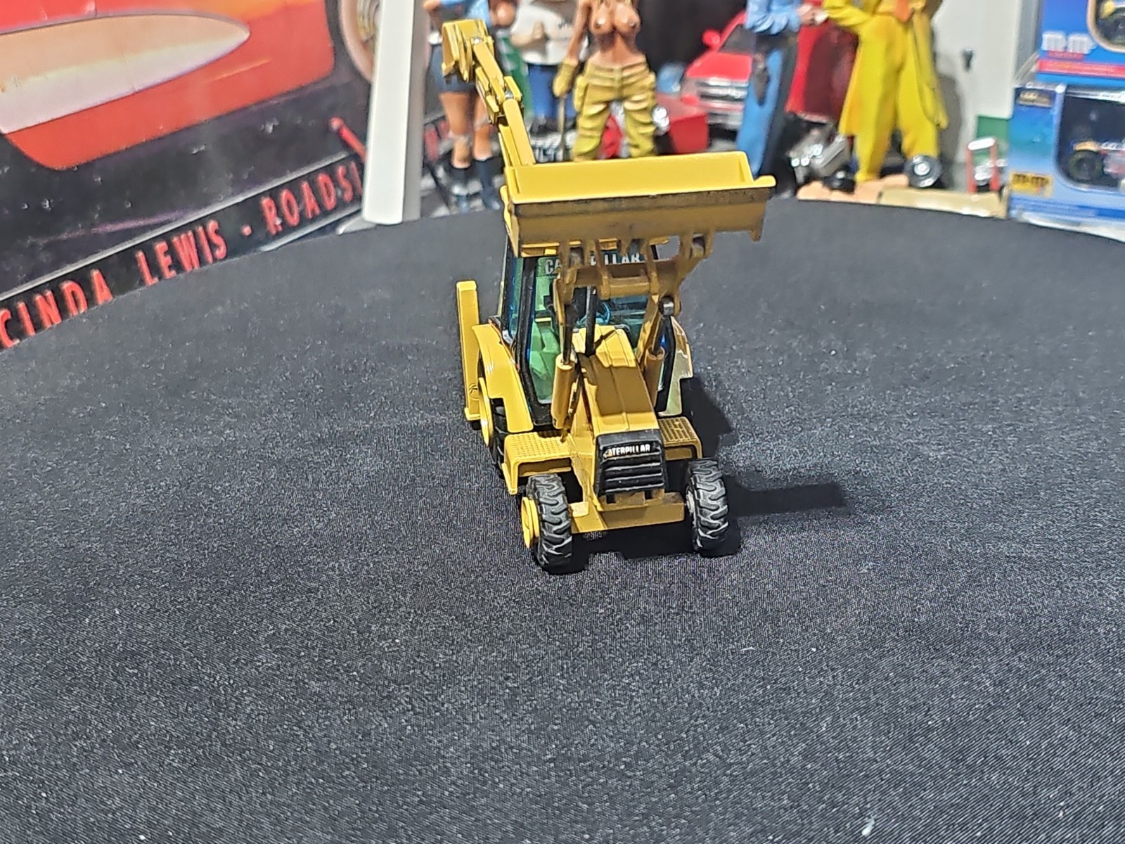 VINTAGE RARE NZG JB503 Modelle 1:50 Scale Caterpillar 416C Backhoe Loader
