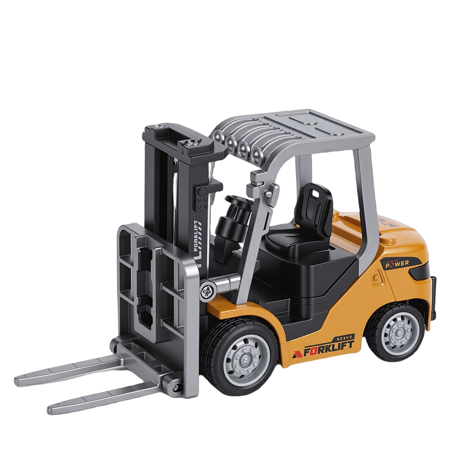 1/64 RC Forklift Toy Full Proportional Zinc Alloy For Construction Enthusia IABC