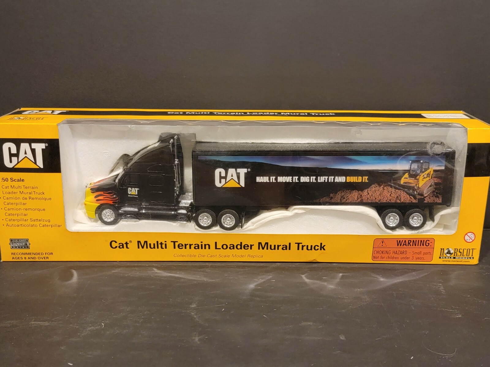 norscot 1:50 cat multi terrain Loader mural truck # 55135