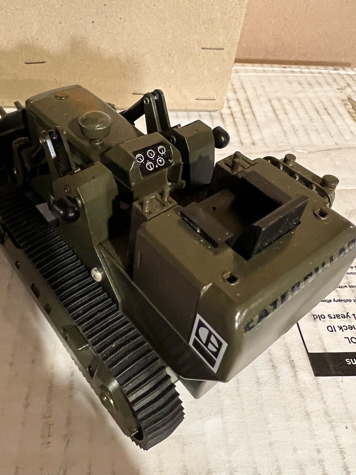RARE NZG Caterpillar 941 Track-Type Loader Military Green W/ Orange Tracks