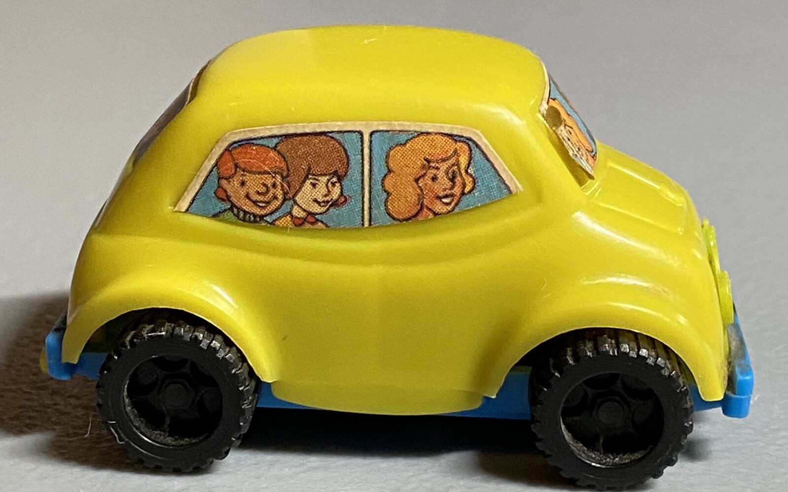 Vintage Bruder West Germany Plastic Rev N Go Push Release Play Family Toy Car