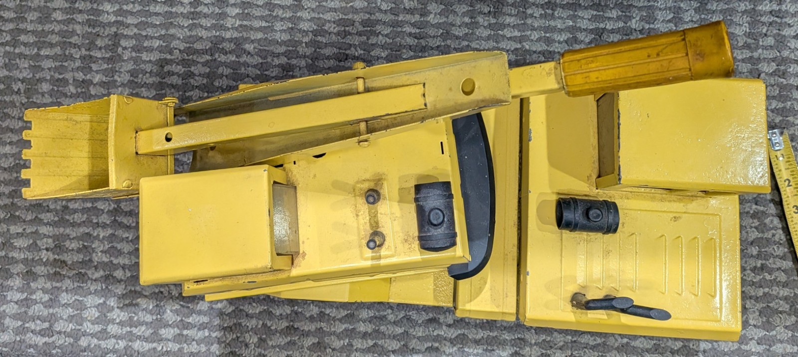 1965 Tonka Metal Trencher Backhoe Loader 18″