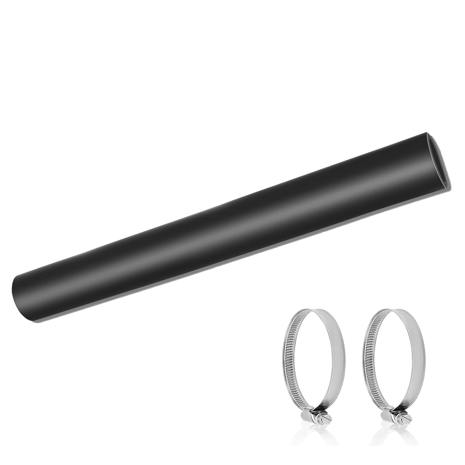 1 1/2″ ID Gasoline Fuel Filler Neck Hose with 2 Clamps, Reinforced Gas Tank Fill