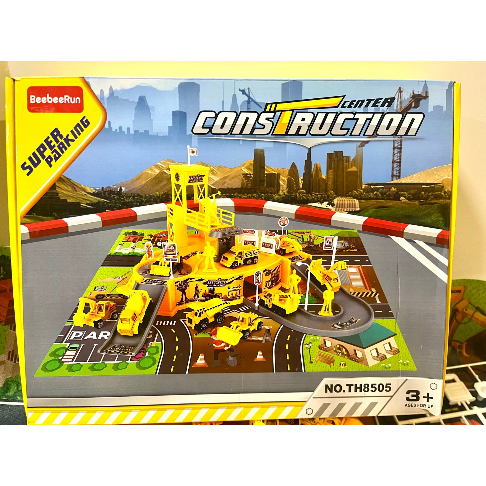 Construction Vehicle Truck Toys Set Mini Engineering Car Play Mat Gift For Kids