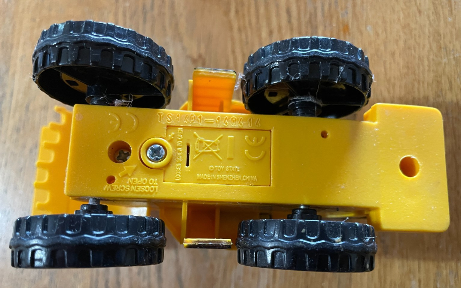 CAT WGT Construction Vehicles Lot Diecast Plastic Yellow w/Tonka warning light