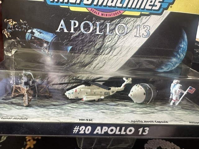 Micro Machines Set – APOLLO 13 Moon Capsule Space HH-53C Astronauts Lunar Module