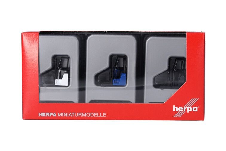 HERPA – Forklift, White, Blue & Black – 3 Piece – 1/87 – HER053…