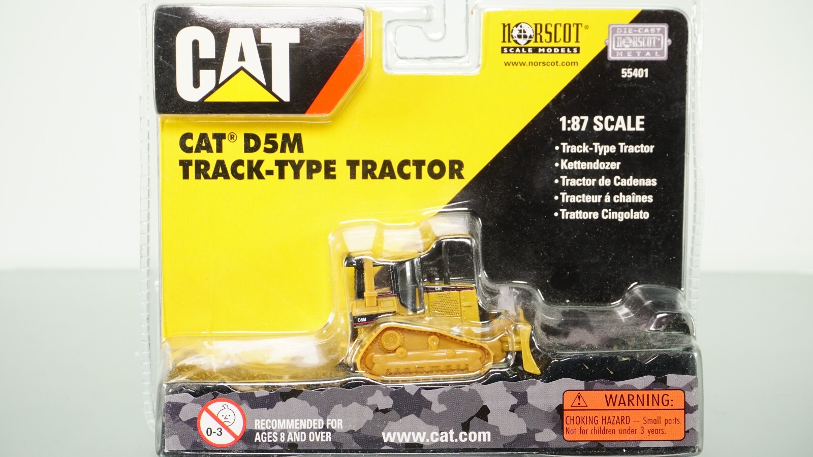 Norscot CAT D5M Track-Type Tractor 1:87 HO Scale