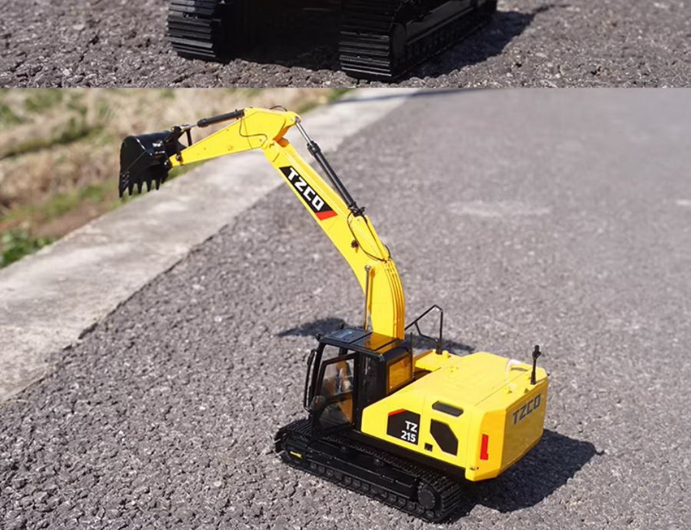 1/30 Scale TZCO TZ215 Hydraulic Excavator Diecast Model Gift Collection NIB