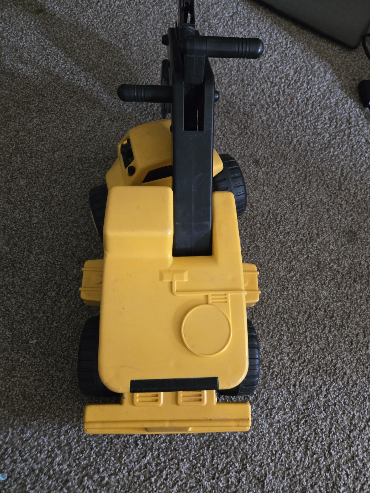 Vintage Little Tikes Excavator Backhoe Crane Construction Toy Rotating Cab USA