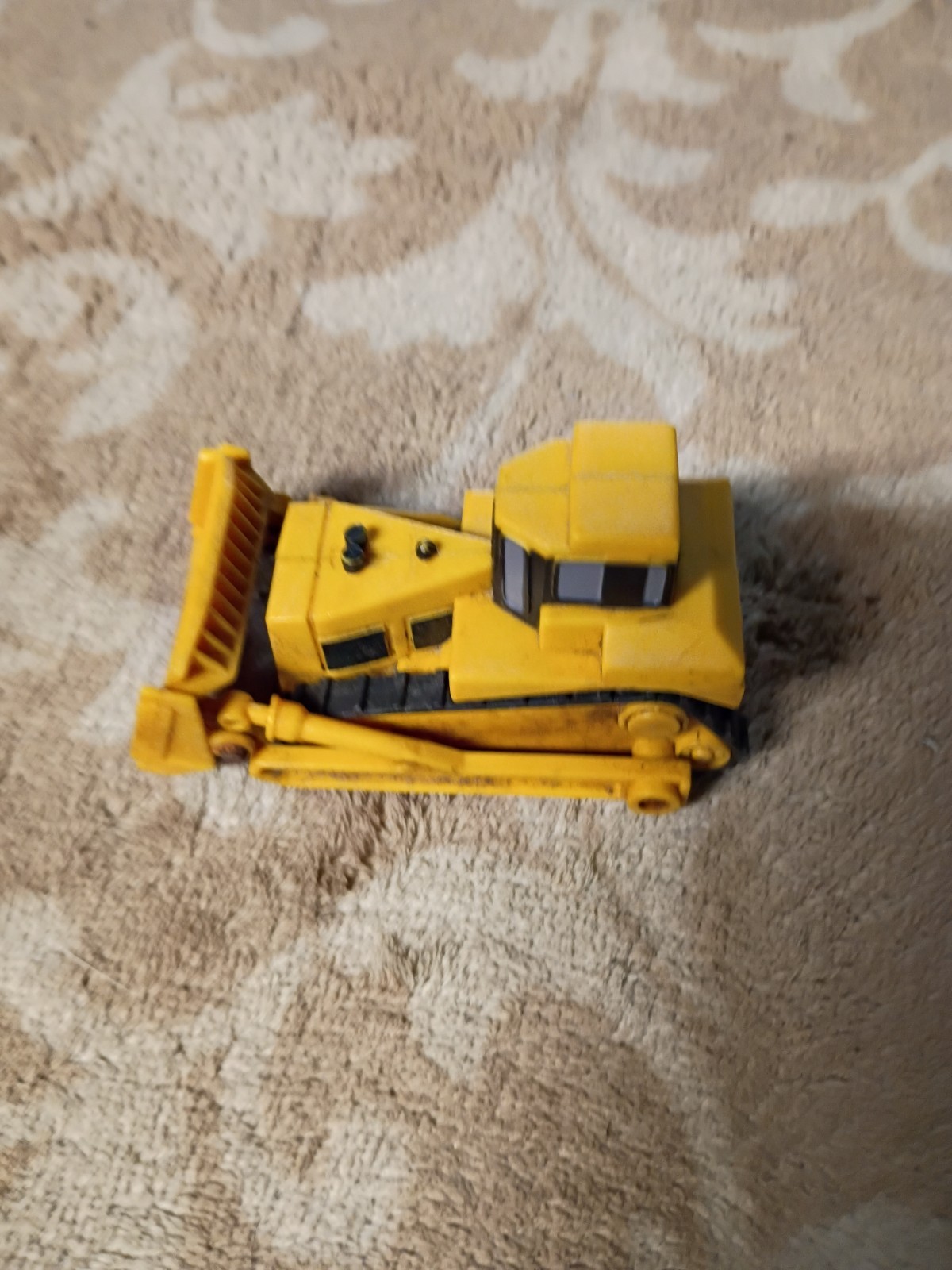 Caterpillar Plastic Toy Bulldozer. Used