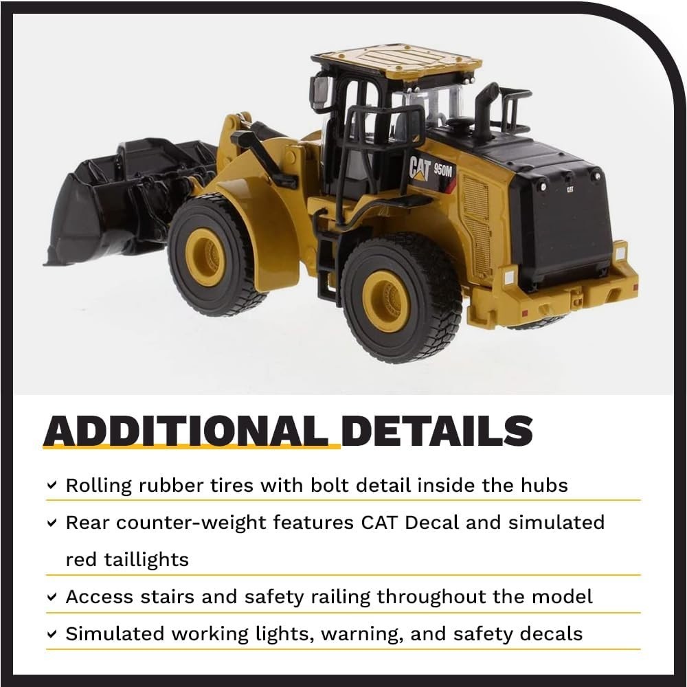 Authentic 1:64 Cat 950M Wheel Loader Model