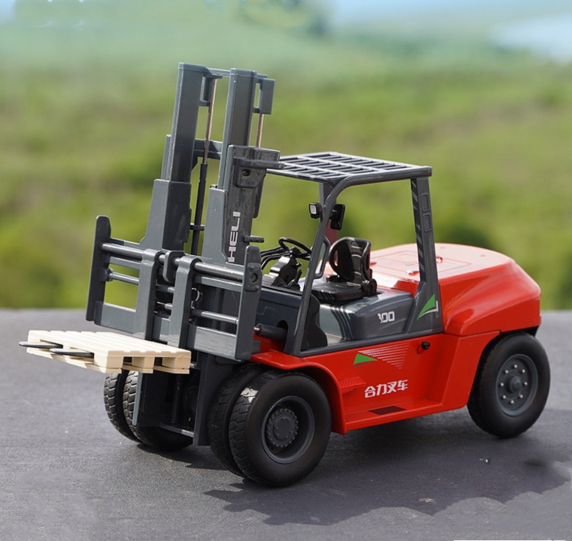 1/25 Scale HELI G Series Heavy Forklift Diecast Model Collection Toy Gift NIB