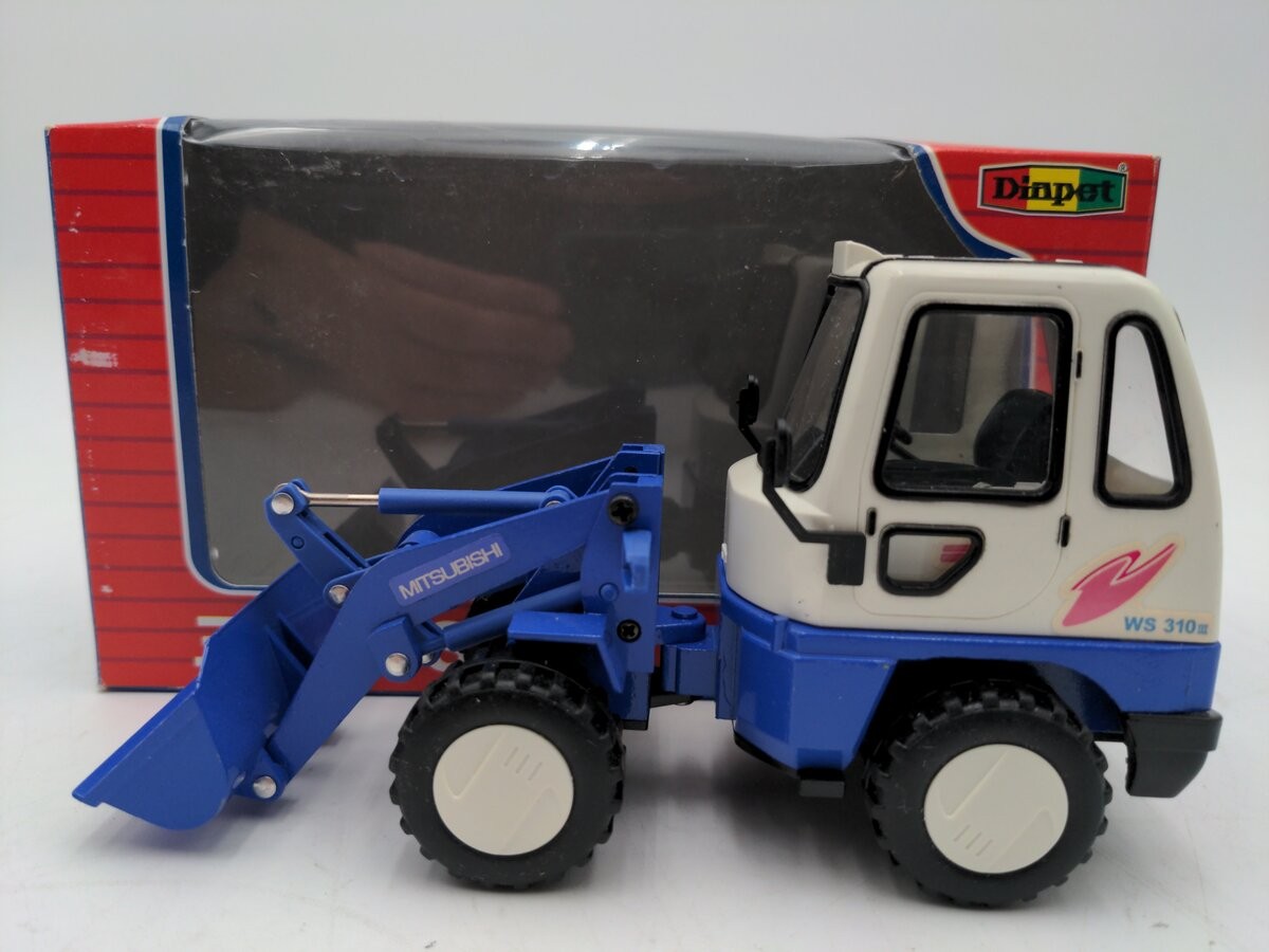 Yonezawa Toys K-20 1:30 Scale Diecast Mitsubishi WS310 III Wheel Loader EX/Box