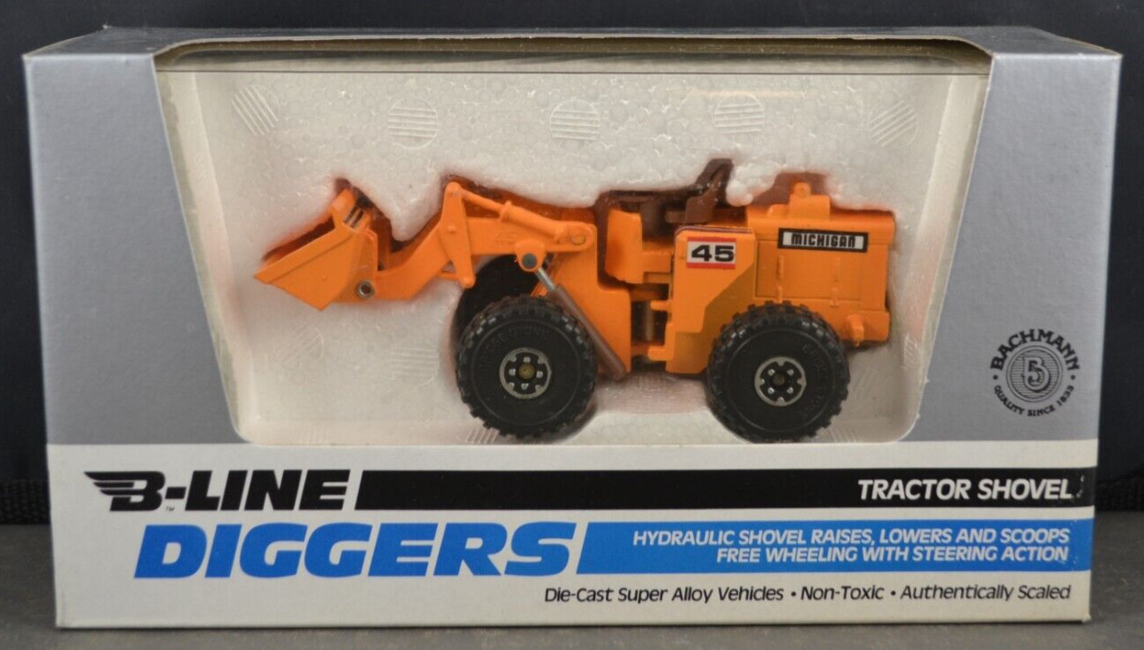 Bachmann B-Line Diggers Tractor Shovel 99-9561 HO Scale 020123MGL2
