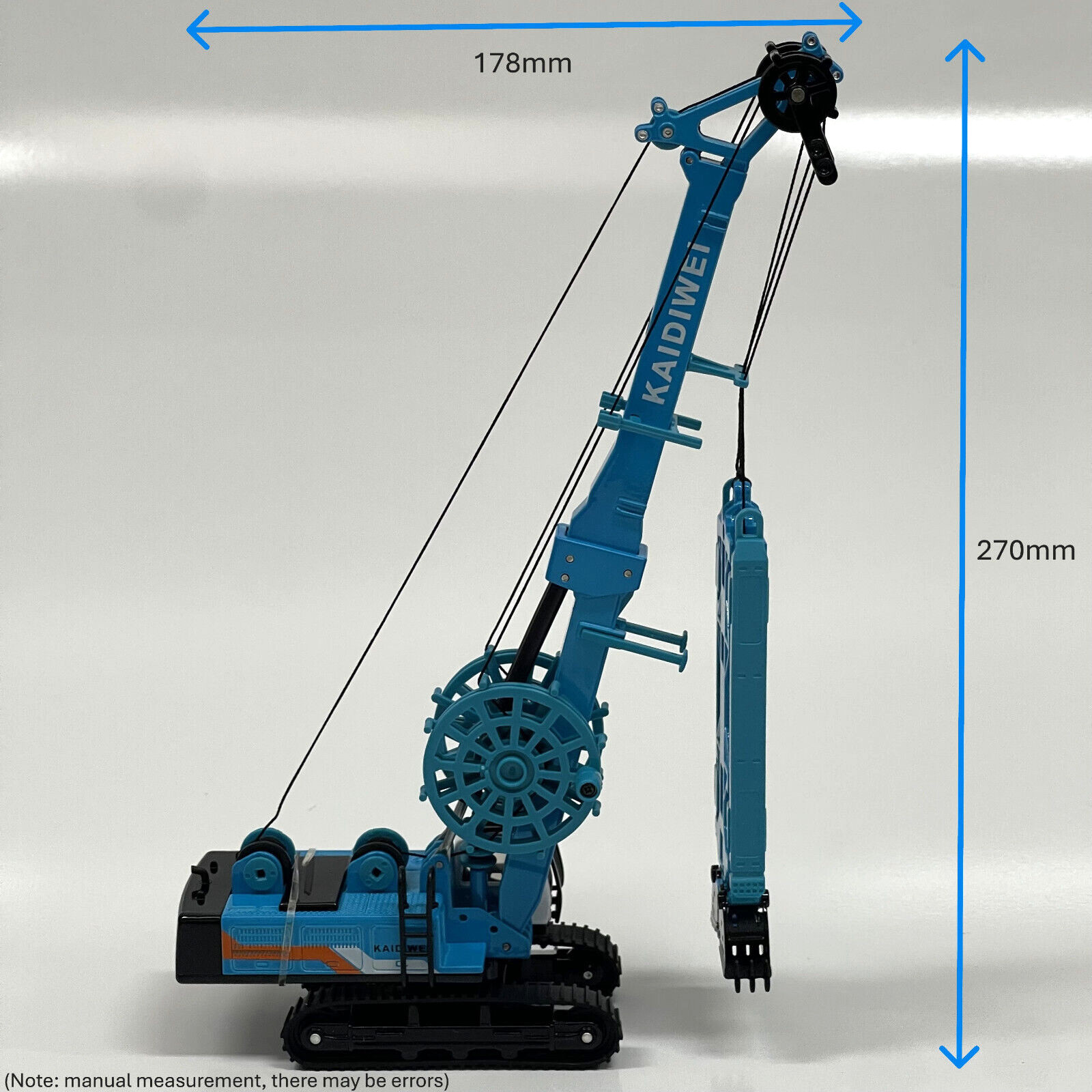 Die Cast 1:64 Scale Crawler Mounted Trenching Machine Construction Replica Model