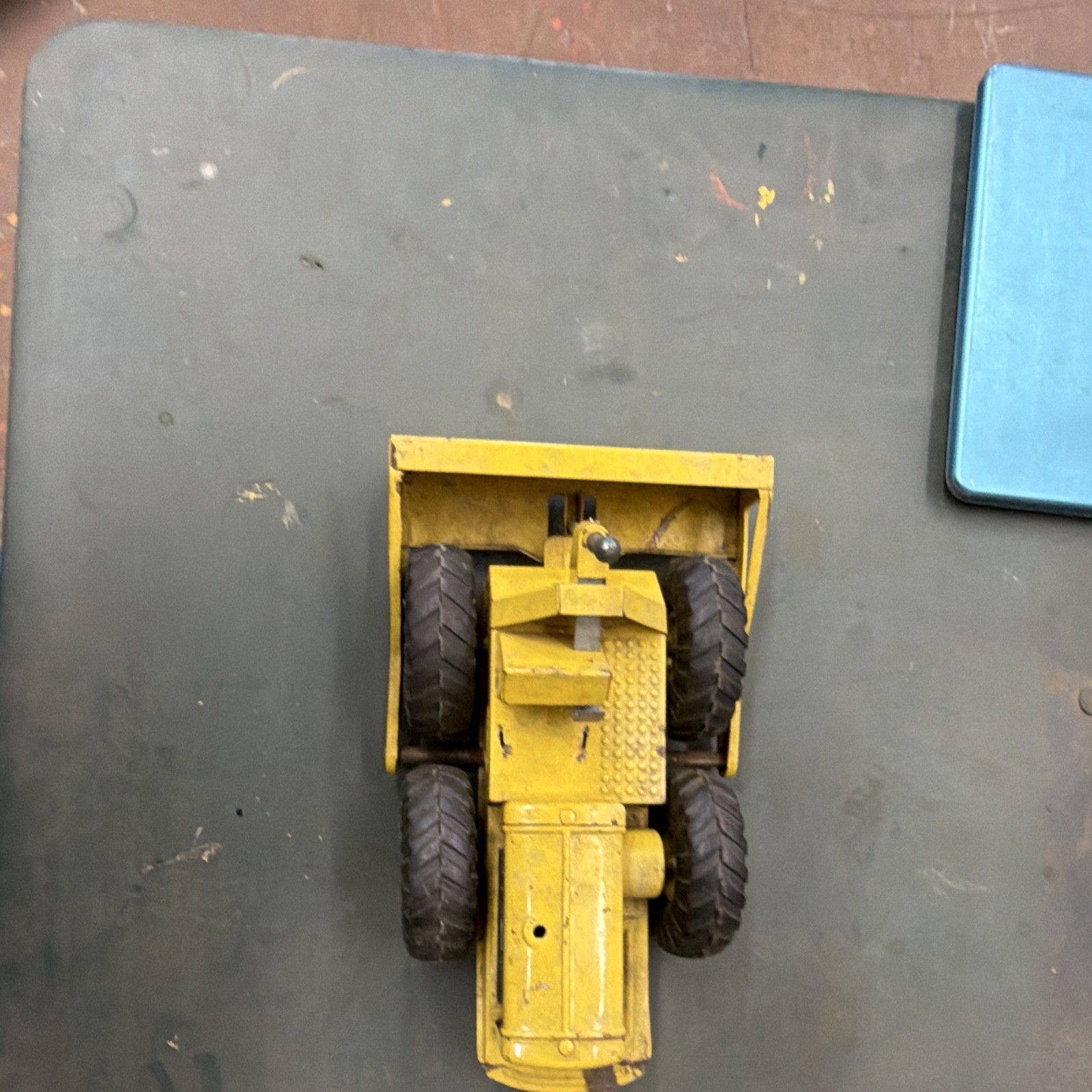Ny- lint Yellow/Black Pressed Steel Dozer Construction Vehicle Toy