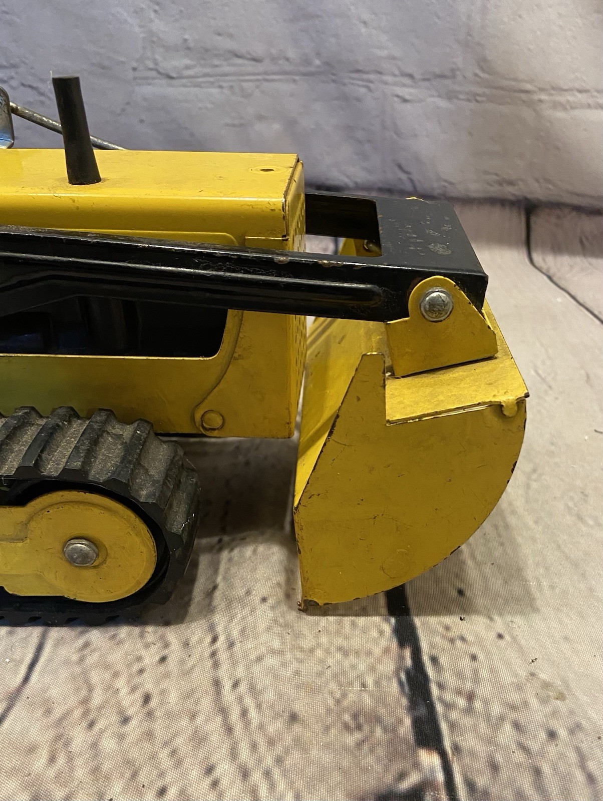 Vintage Tonka Trencher Backhoe Loader Pressed Steel