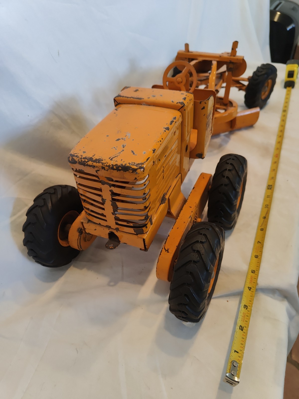 Doepke Model Toys Adams Road Grader Diesel Motor Steel 1950’s Vintage Nice Cond.