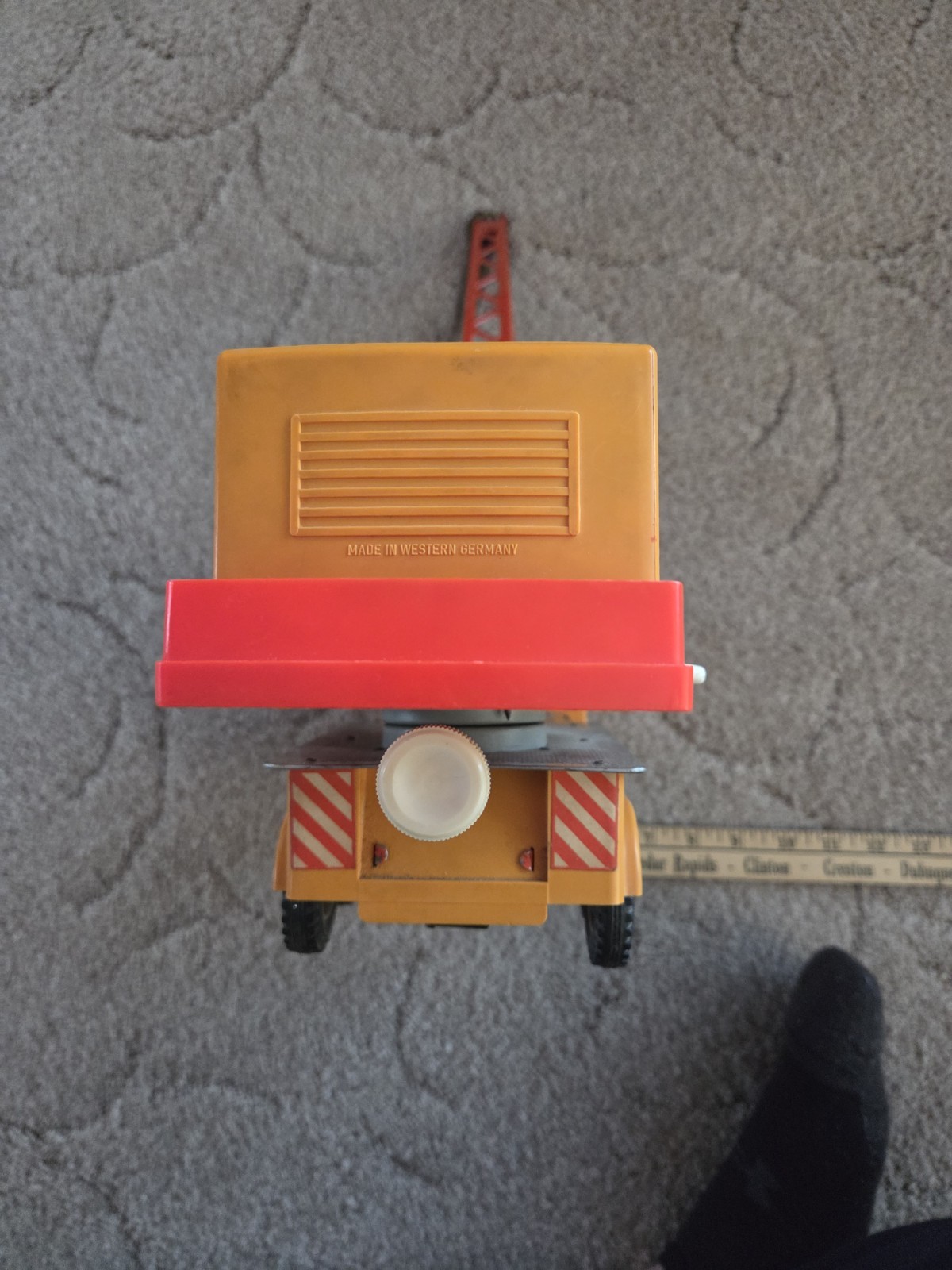 GAMA Faun 1960’s – 1970’s Crane truck – Plastic Fragile and Rare Mechanik Patent