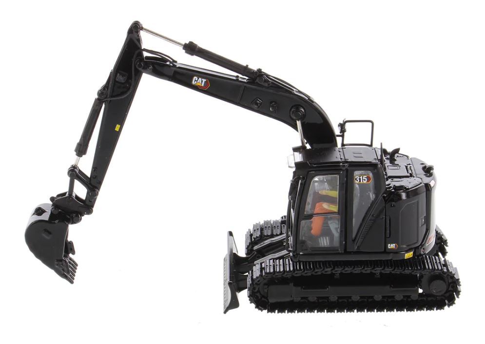 Diecast Masters 85957BK Cat 315 Excavator Special Black Finish 1/50 Scale Model