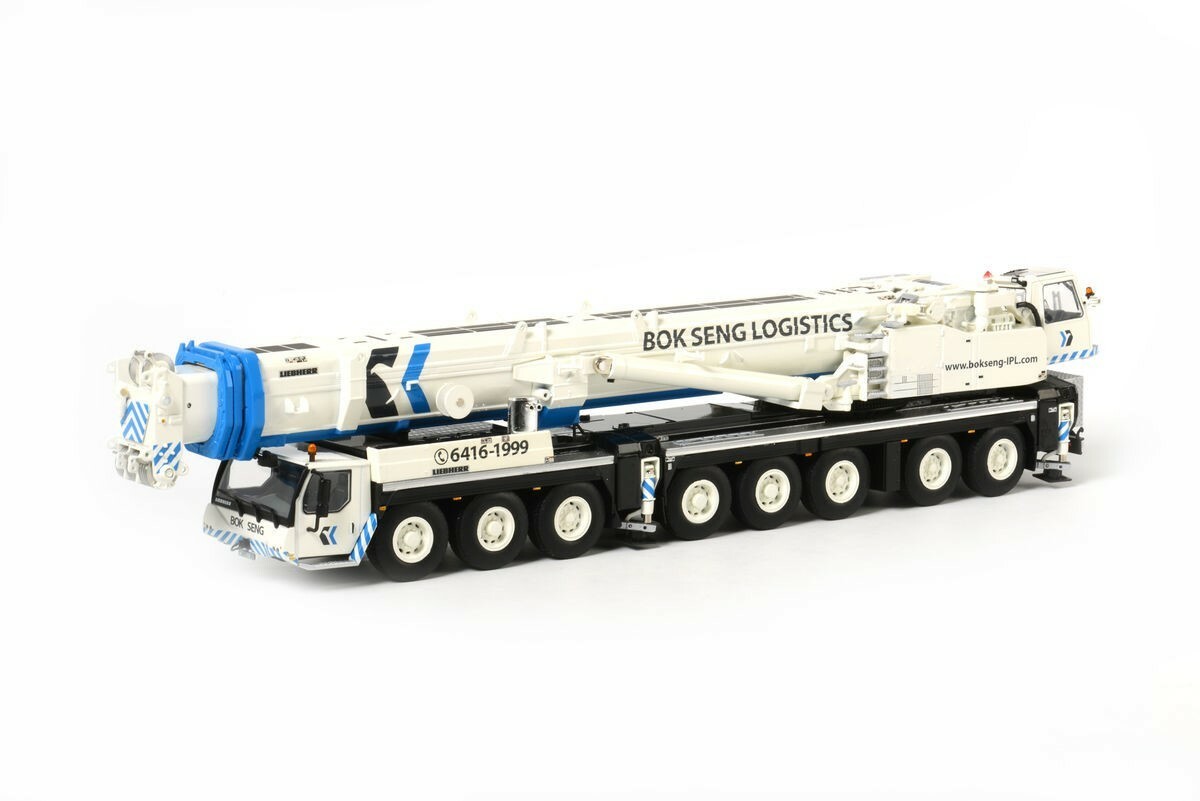 WSI 01-1425 Liebherr LTM-1500-8.1 Hydraulic Mobile Crane BOK SENG 1/50 New MIB