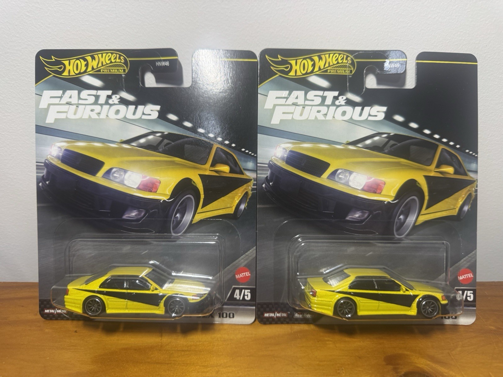 Hot Wheels Premium Fast and Furious Toyota Chaser JZX 100 Diecast Vehicle Lot X3