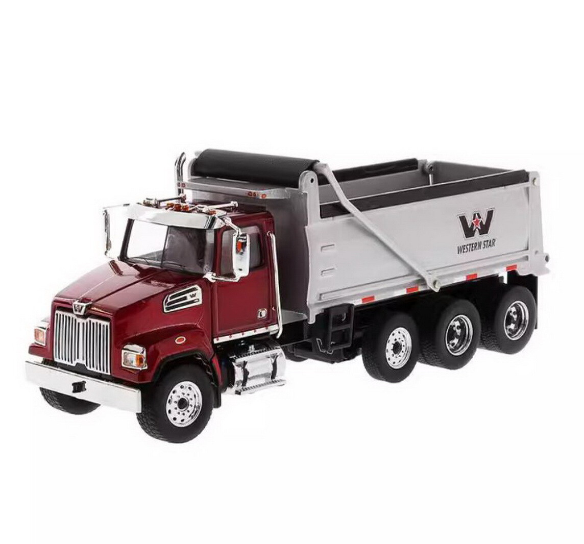 DM 1/50 Scale WESTERN STAR 4700 SF DUMP TRUCK Diecast Model Toy Gift 71032