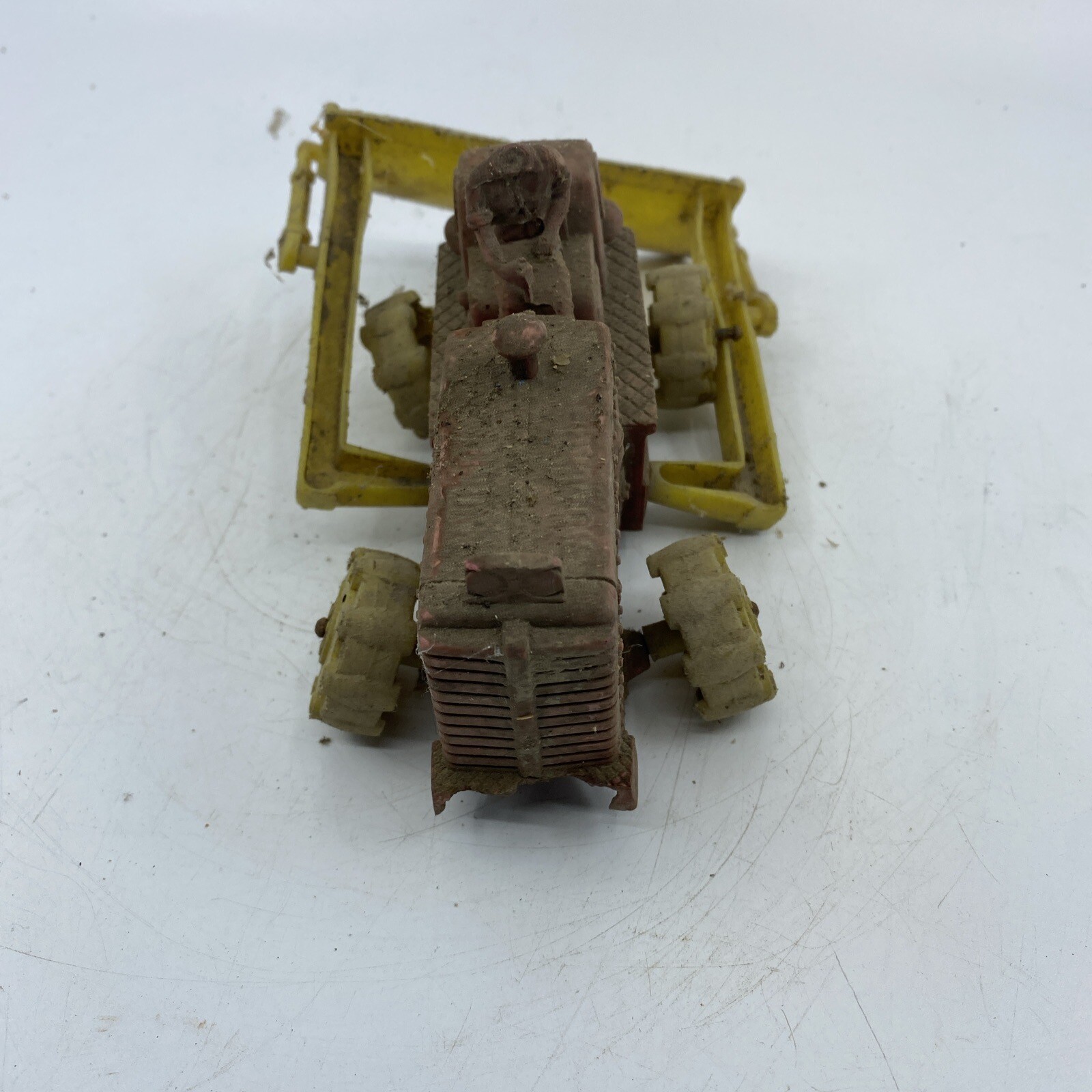 Toy Bulldozer / Rubber Push Toy